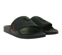 RAF SIMONS Astra Slides Slip-On Sandals with Logo Details, Black Summer Shoes