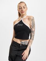 Juicy Couture Kontrast Neckholder Tops schwarz Juicy Couture Kontrast Neckholder Tops schwarz