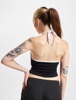 Juicy Couture Kontrast Neckholder Tops schwarz Juicy Couture Kontrast Neckholder Tops schwarz