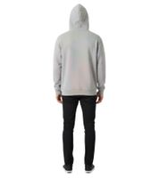 John Elliott Sequoia Herren Hoody mit expressive Farbverläufe in grün und lila Cloud Dye