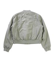 Chaqueta de entretiempo John Elliott para hombre en popelina de algodón verde oliva con ribete