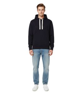JW Anderson Kapuzenpullover für Herren Stylischer Hoody mit dezenter Logo-Stickerei langlebig und komfortabel Schwarz
