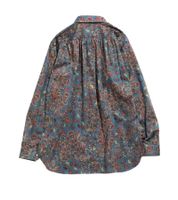 Camisa de algodón Needles Pinhole Edw para hombre, azul