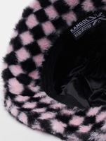 Gorros de piel sintética KANGOL con estampado Pepto Check