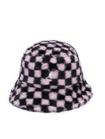 Gorros de piel sintética KANGOL con estampado Pepto Check
