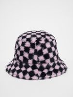 Gorros de piel sintética KANGOL con estampado Pepto Check