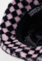 Gorros de piel sintética KANGOL con estampado Pepto Check