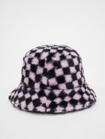 Gorros de piel sintética KANGOL con estampado Pepto Check