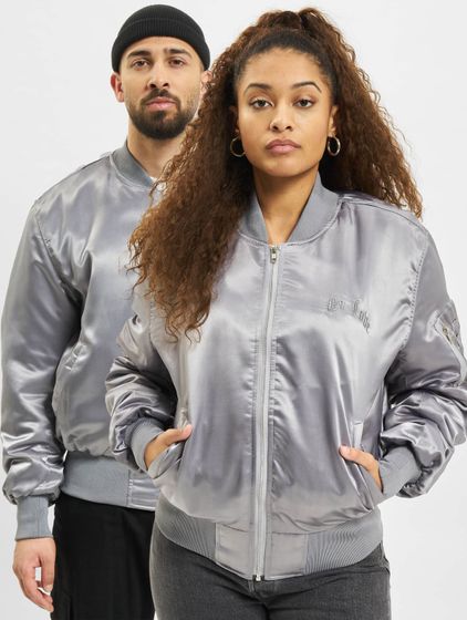 KEINE LIEBE Old Bomber Bomberjacke blau
