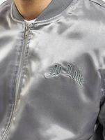 NO LOVE Chaqueta Bomber Vieja Azul