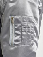 NO LOVE Chaqueta Bomber Vieja Azul