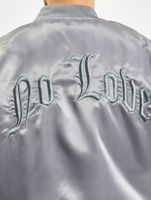 NO LOVE Chaqueta Bomber Vieja Azul