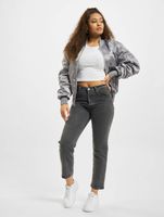 NO LOVE Chaqueta Bomber Vieja Azul