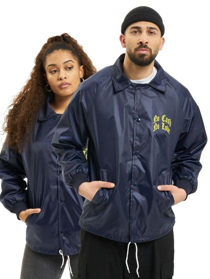 KEINE LIEBE No Love Leichte Jacke blau