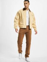 Chaqueta vaquera de lona beige NO LOVE