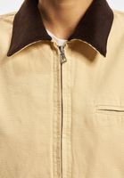 Chaqueta vaquera de lona beige NO LOVE