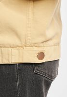 Chaqueta vaquera de lona beige NO LOVE