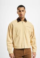 Chaqueta vaquera de lona beige NO LOVE