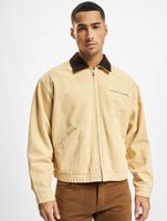 Chaqueta vaquera de lona beige NO LOVE