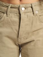 KEINE LIEBE Damen Loose-Fit Jeans Baumwoll-Hose Denim-Hose Beige/Grau