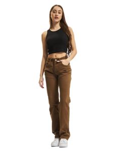 KEINE LOVE Loosefit Loose Fit Jeans brown