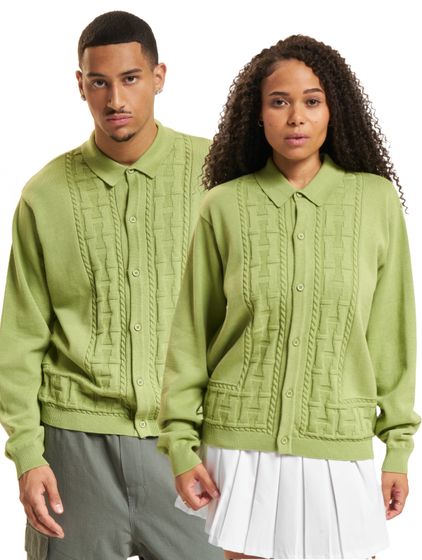 HUF Towner Strickjacken pistazie
