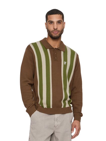 HUF Cambridge Sweater Pullover schlamm
