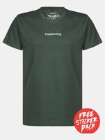 Stylewriting Logo T-Shirt Dark Green/Aqua