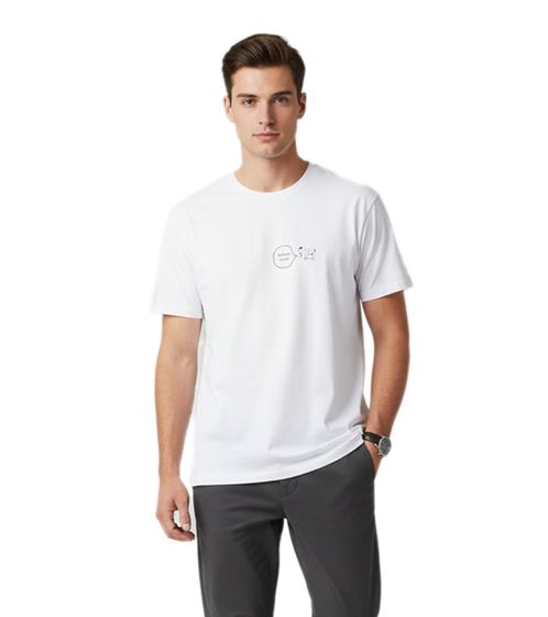 Helmut Lang Puppy Vo2 T-Shirt aus Baumwolle – Chalk Weiß 