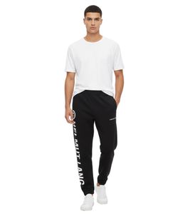 Pantalones de chándal Helmut Lang Seam Patchwork 001 para hombre, algodón, negro