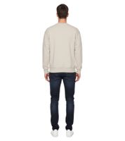 Helmut Lang Box Logo Crew Herren Sweatshirt Premium Streetwear Designer Fashion Exklusiv & Zeitlos Mist