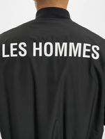Les Hommes Bomberjacke Schwarz/Weiß