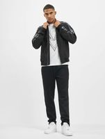 Les Hommes Bomberjacke Schwarz/Weiß