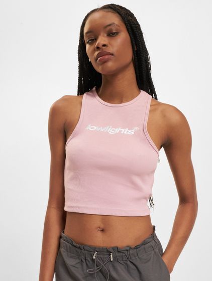 Low Lights Studios Basic Crop Top pink