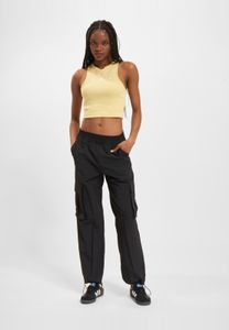 Low Lights Studios Basic Crop Top gelb Low Lights Studios Basic Crop Top gelb