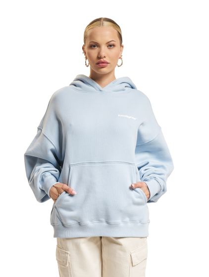 Low Lights Studios Basic Logo Hoodie himmelblau