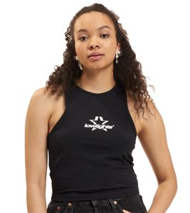 Low Lights Studios Superstar Crop Top schwarz schwarz