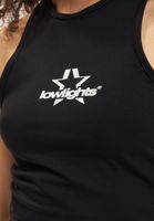Low Lights Studios Superstar Crop Top schwarz schwarz