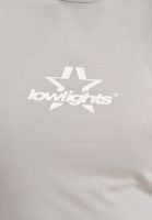 Low Lights Studios Superstar Crop Top hellgrau hellgrau