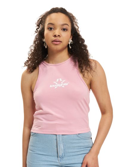 Low Lights Studios Superstar Crop Top pink