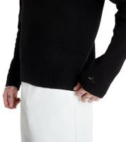 Sweat-shirt homme Han Kjøbenhavn, col rond classique, effet usé, style streetwear urbain, noir