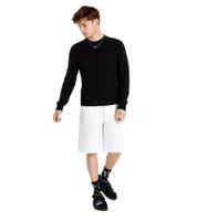 Sweat-shirt homme Han Kjøbenhavn, col rond classique, effet usé, style streetwear urbain, noir