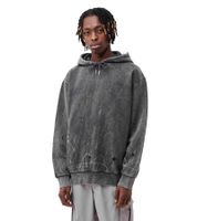 Sudadera con capucha Han Kjobenhavn Artwook Faded Strokes para hombre, jersey de algodón orgánico, negra