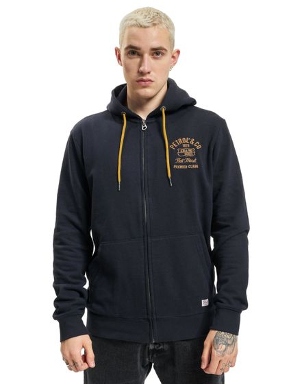 Petrol Industries Classic Zip Hoodie blau