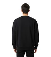 Our Legacy Unisex Designer-Sweatshirt Slashed Base Collage mit einzigartigem Schuldruck Schwarz/Mehrfarbig