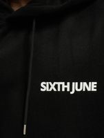Sixth June Basic Logo Hoodie schwarz