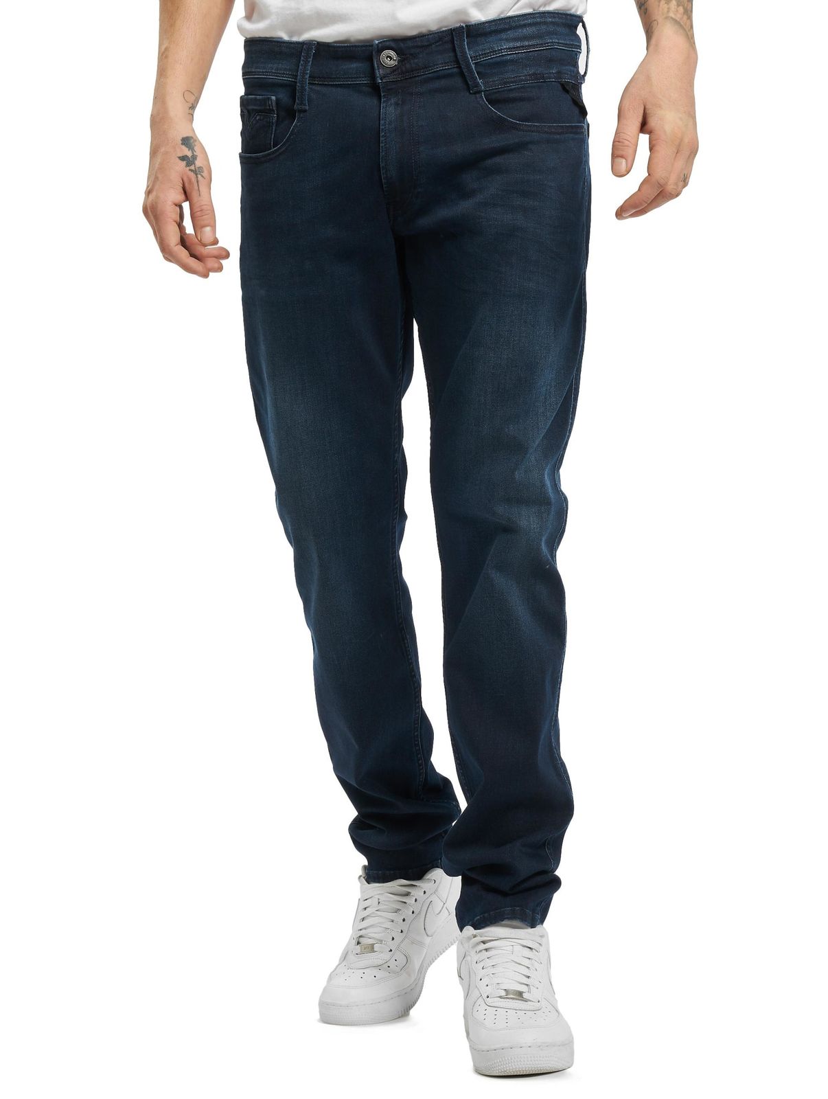 Jeans slim fit REPLAY Anbass in blu indaco
