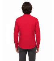 Wales Bonner Aubrey über Scarlet Scarlett Overshirt/Hemd Modern & Vielseitig Luxus Streetwear in Rot