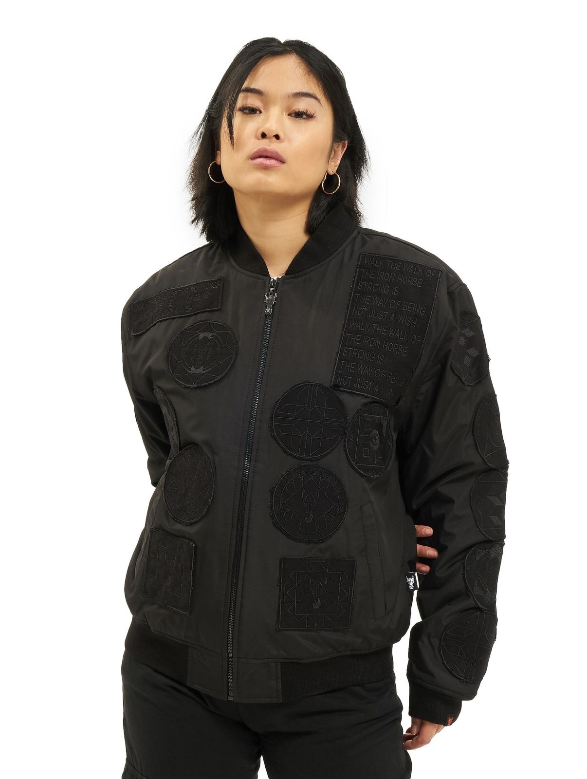 Giubbotto bomber Cavallo de Ferro Elite Nero