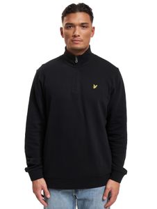 Lyle & Scott Pullover mit Viertelreißverschluss, tiefschwarz